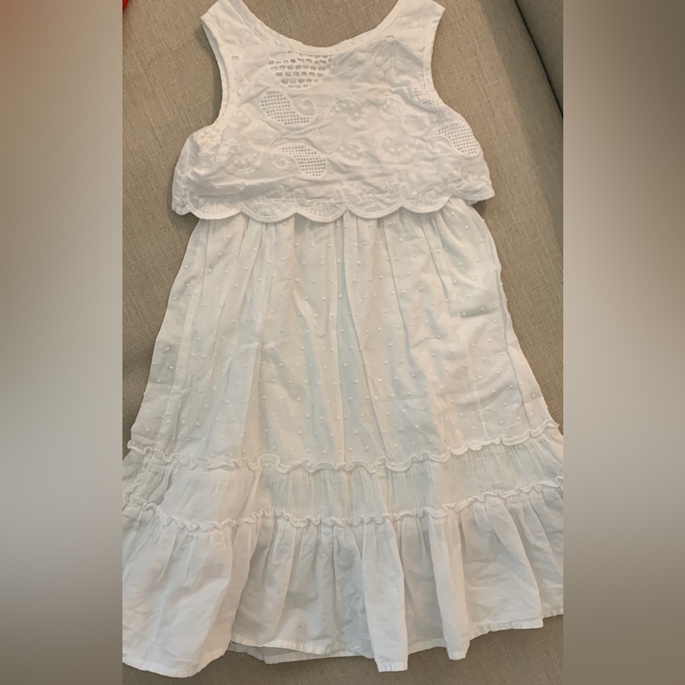 Cherokee White Eyelet Dress